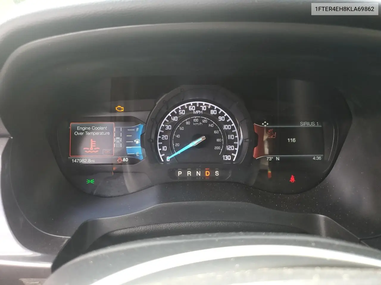 2019 Ford Ranger Xl VIN: 1FTER4EH8KLA69862 Lot: 56747625