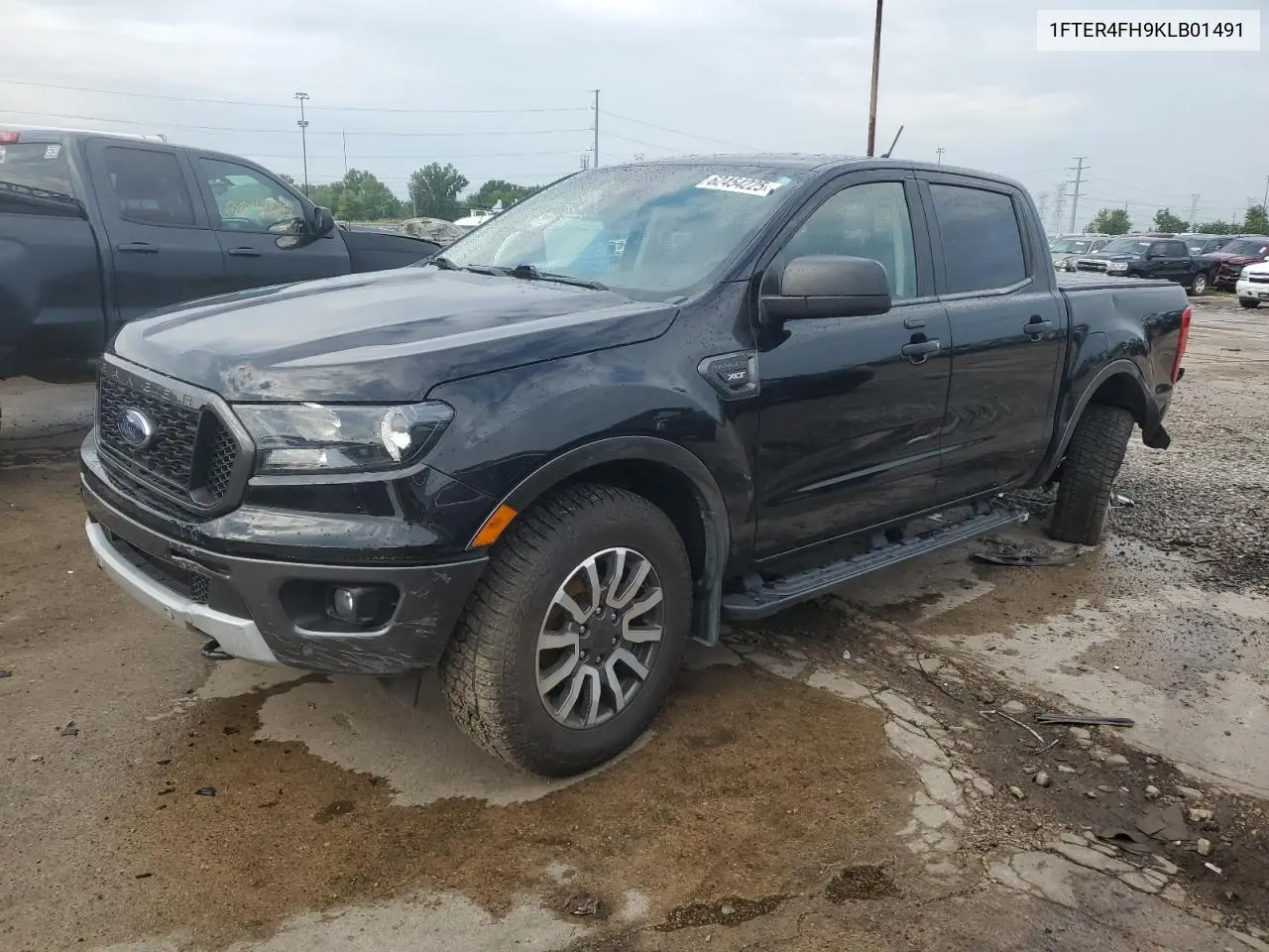 2019 Ford Ranger Xl VIN: 1FTER4FH9KLB01491 Lot: 62454225