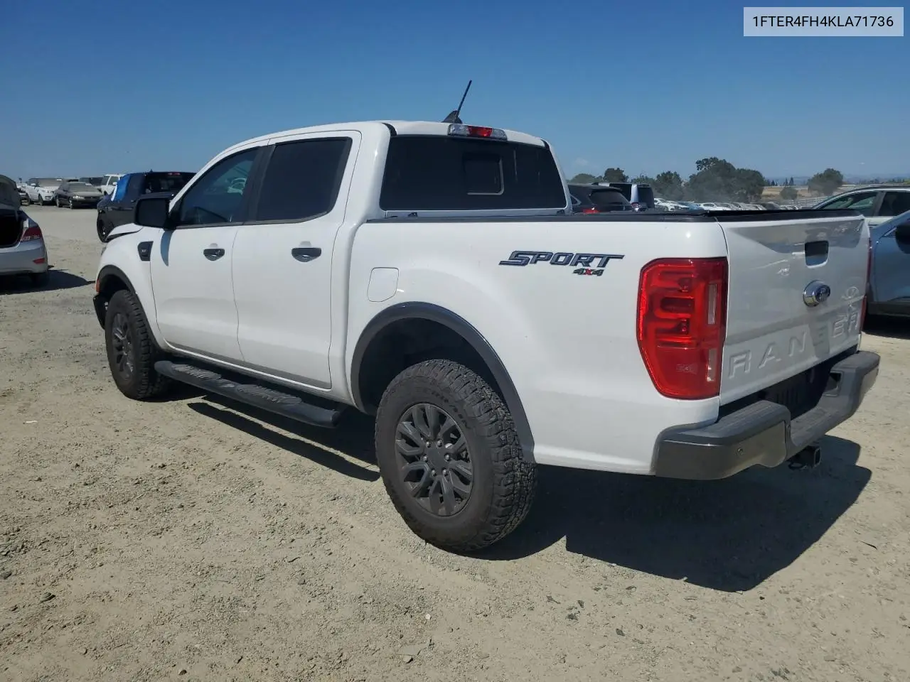 2019 Ford Ranger Xl VIN: 1FTER4FH4KLA71736 Lot: 62721485