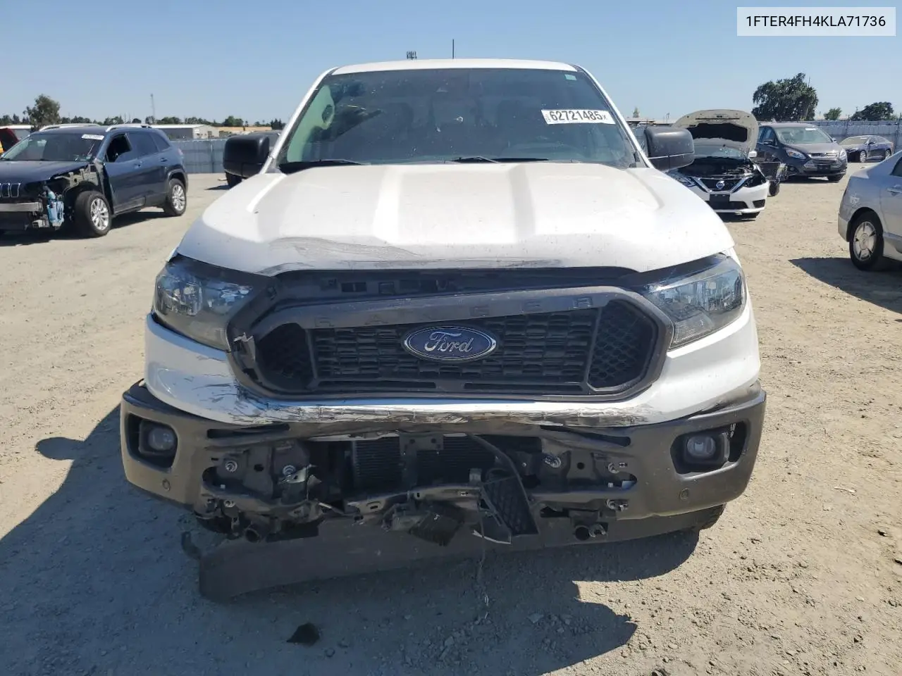 2019 Ford Ranger Xl VIN: 1FTER4FH4KLA71736 Lot: 62721485