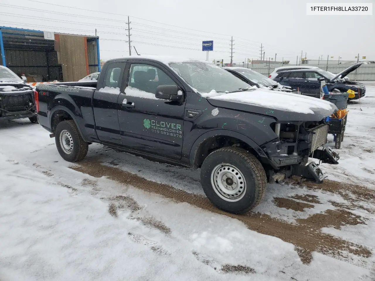 2020 Ford Ranger Xl VIN: 1FTER1FH8LLA33720 Lot: 43152815