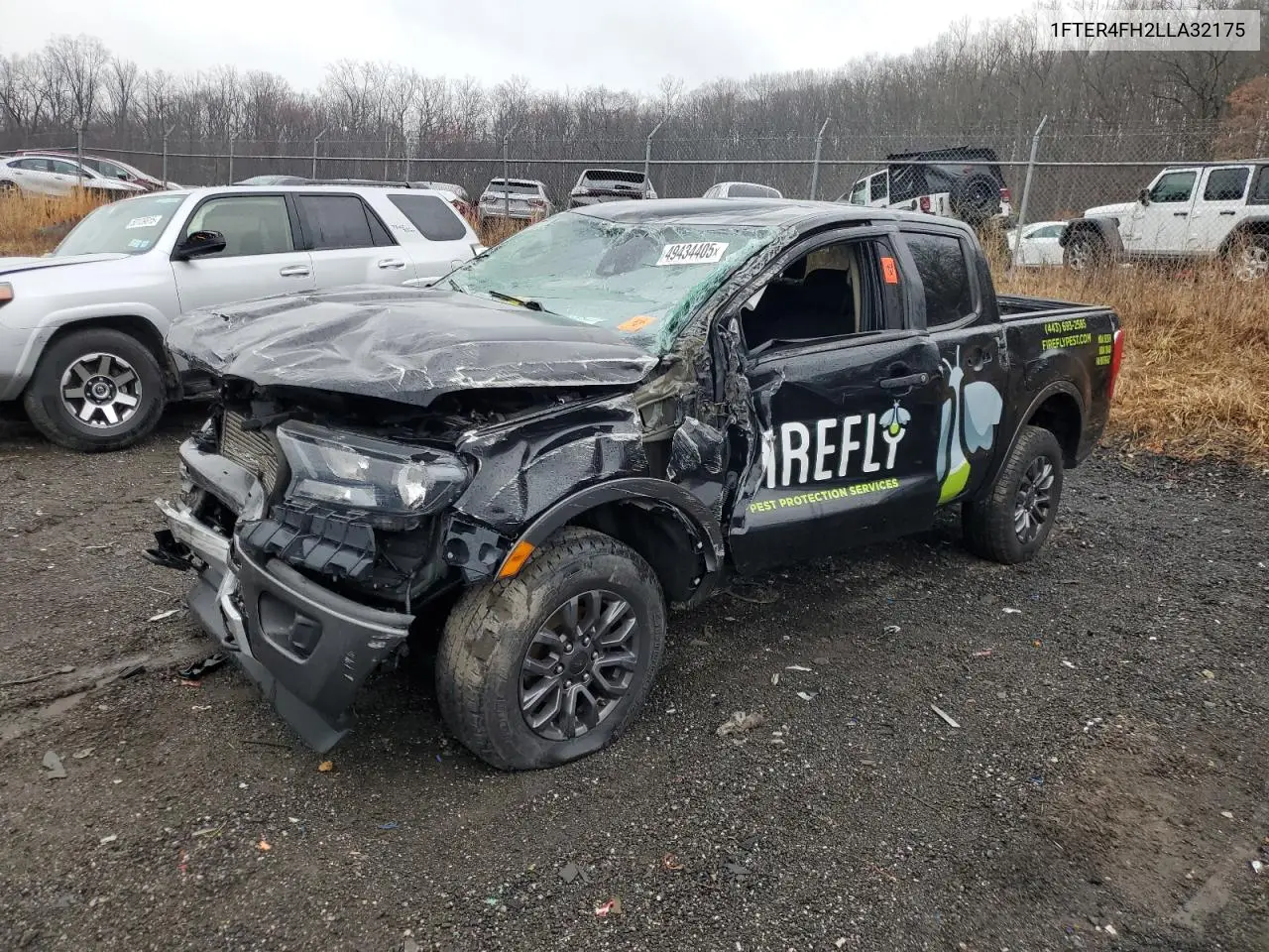 2020 Ford Ranger Xl VIN: 1FTER4FH2LLA32175 Lot: 49434405