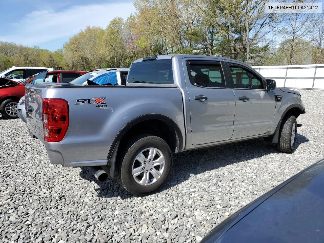2020 Ford Ranger Xl VIN: 1FTER4FH1LLA21412 Lot: 55171485