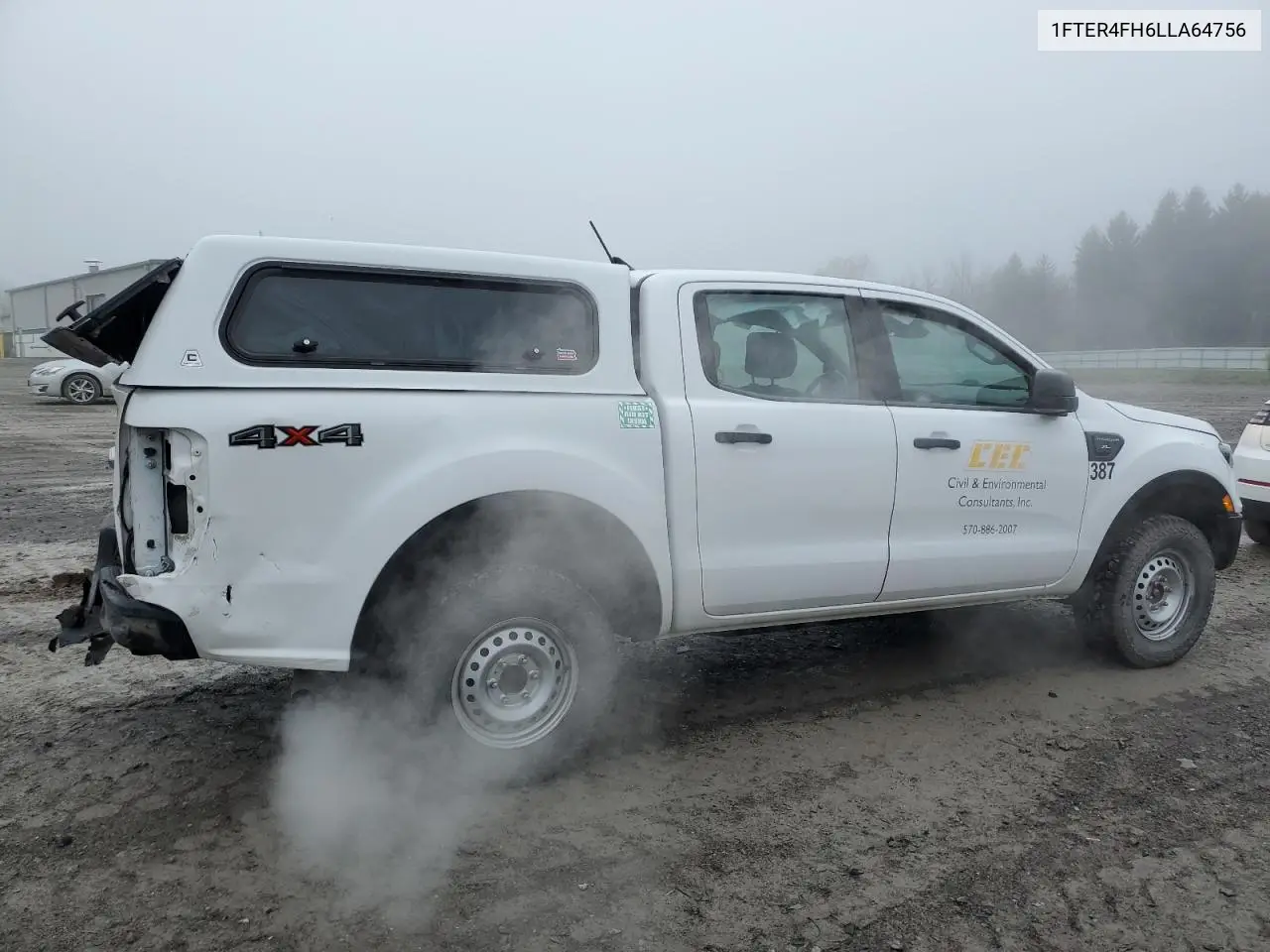 2020 Ford Ranger Xl VIN: 1FTER4FH6LLA64756 Lot: 55722235