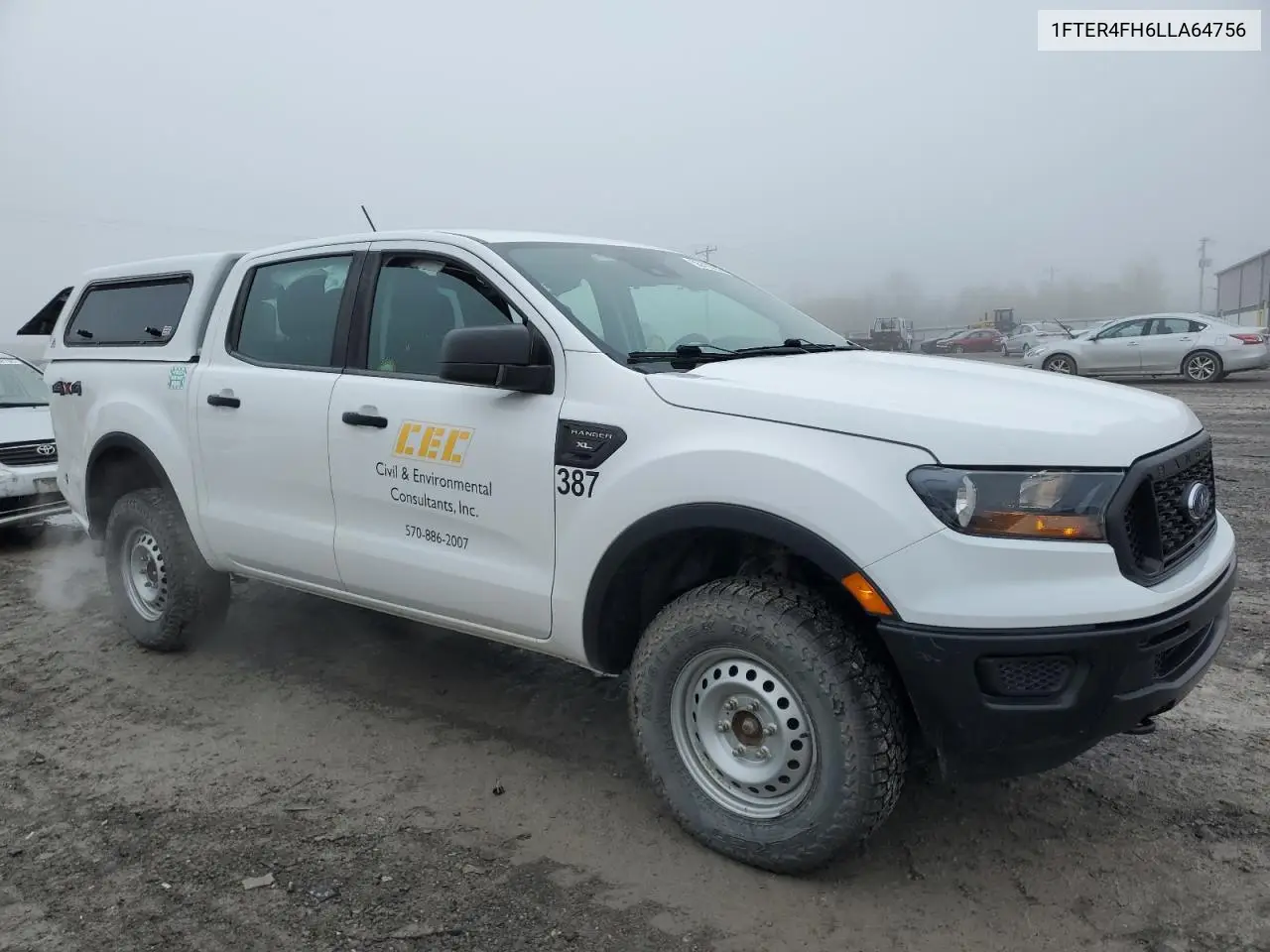 2020 Ford Ranger Xl VIN: 1FTER4FH6LLA64756 Lot: 55722235