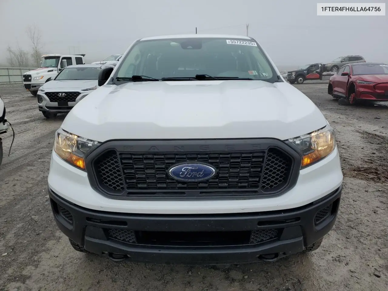 2020 Ford Ranger Xl VIN: 1FTER4FH6LLA64756 Lot: 55722235