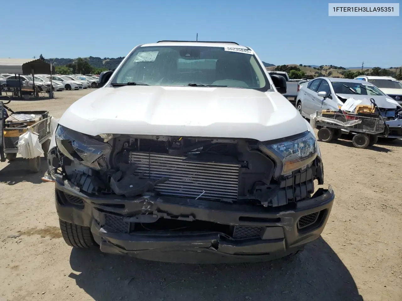 2020 Ford Ranger Xl VIN: 1FTER1EH3LLA95351 Lot: 56235045