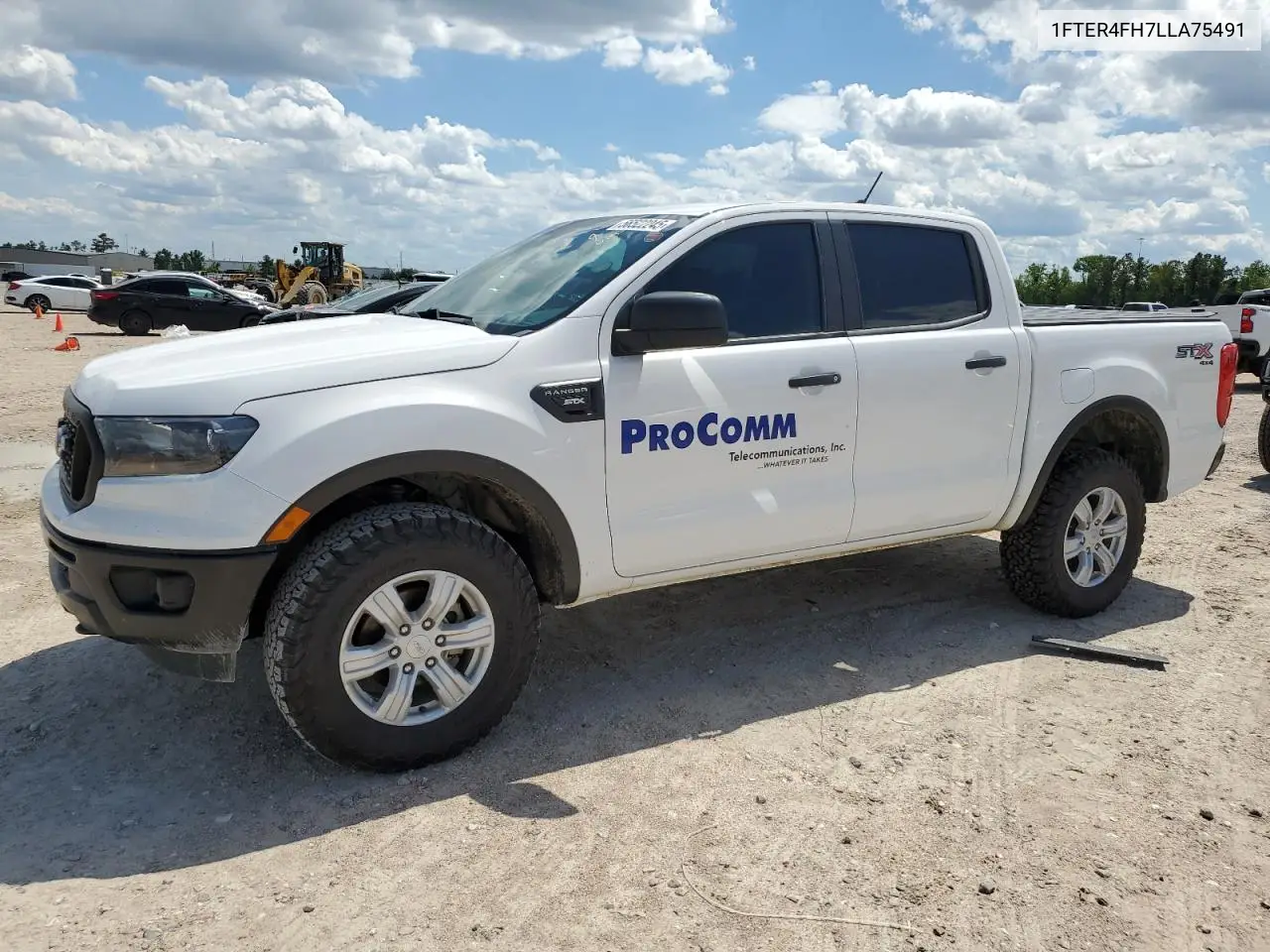 2020 Ford Ranger Xl VIN: 1FTER4FH7LLA75491 Lot: 56522245