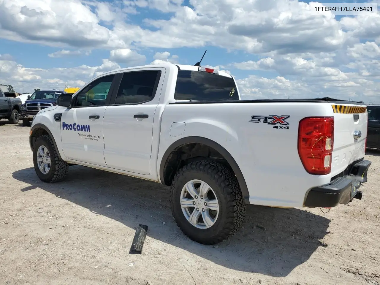 2020 Ford Ranger Xl VIN: 1FTER4FH7LLA75491 Lot: 56522245