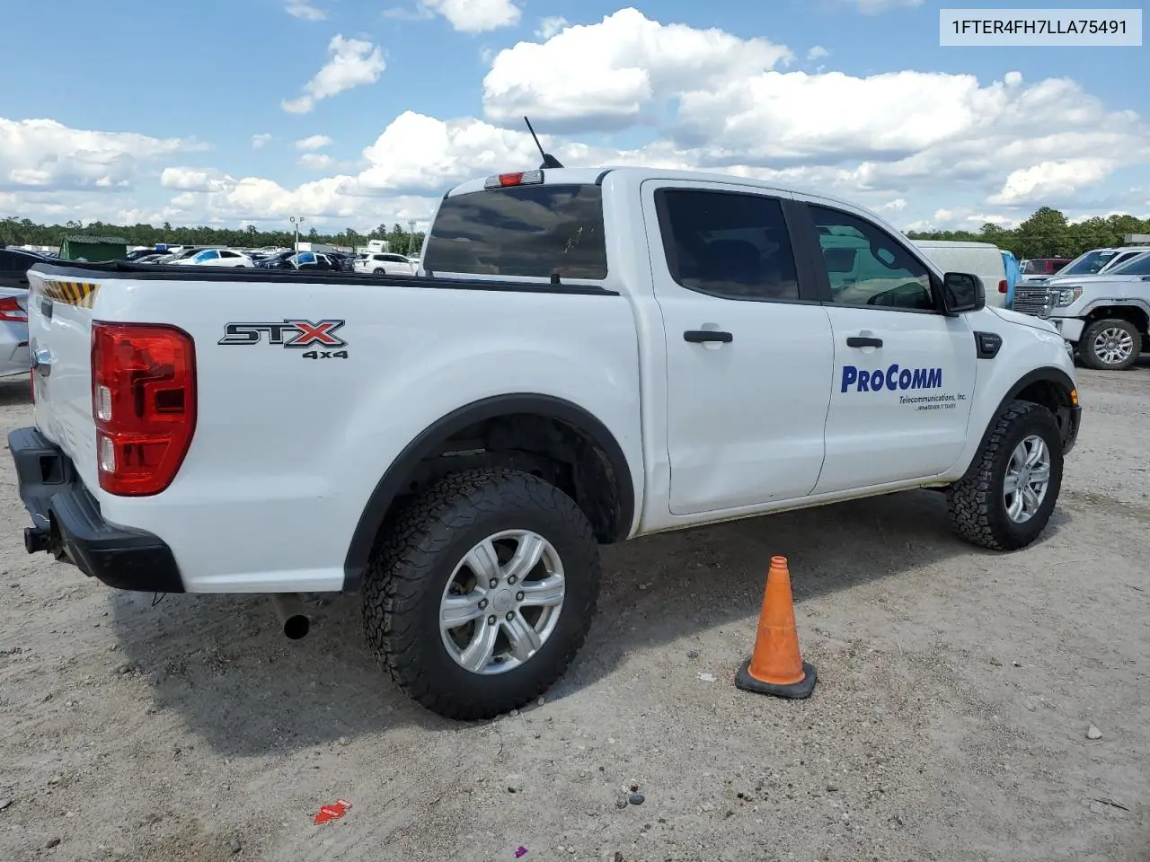 2020 Ford Ranger Xl VIN: 1FTER4FH7LLA75491 Lot: 56522245