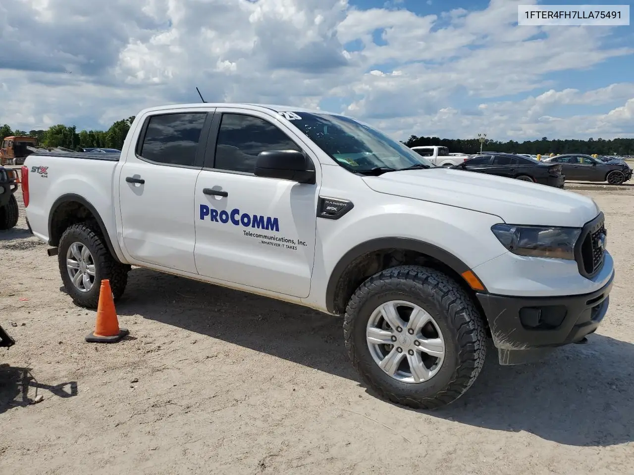 2020 Ford Ranger Xl VIN: 1FTER4FH7LLA75491 Lot: 56522245