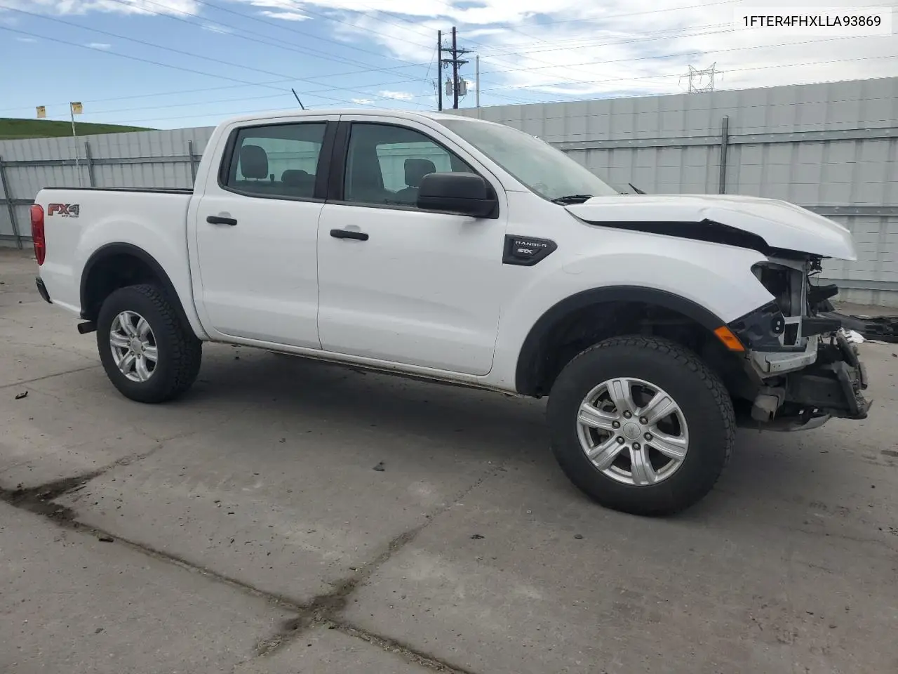 2020 Ford Ranger Xl VIN: 1FTER4FHXLLA93869 Lot: 56553955