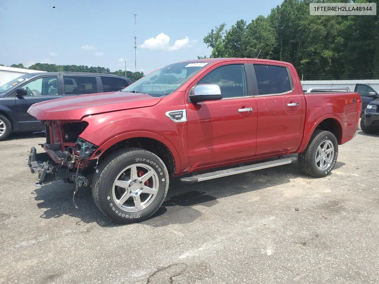 2020 Ford Ranger Xl VIN: 1FTER4EH2LLA48944 Lot: 62391725