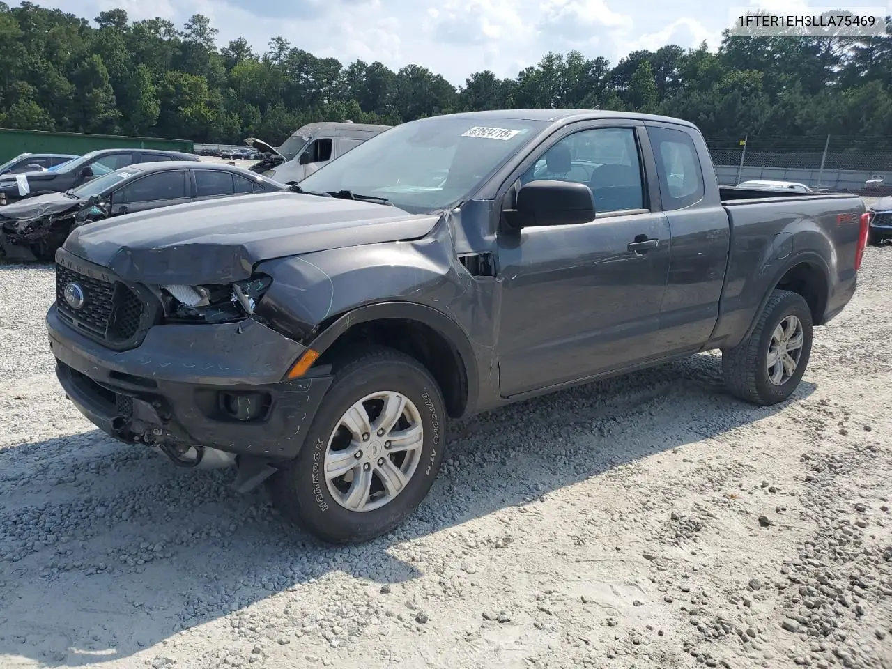 2020 Ford Ranger Xl VIN: 1FTER1EH3LLA75469 Lot: 62524715