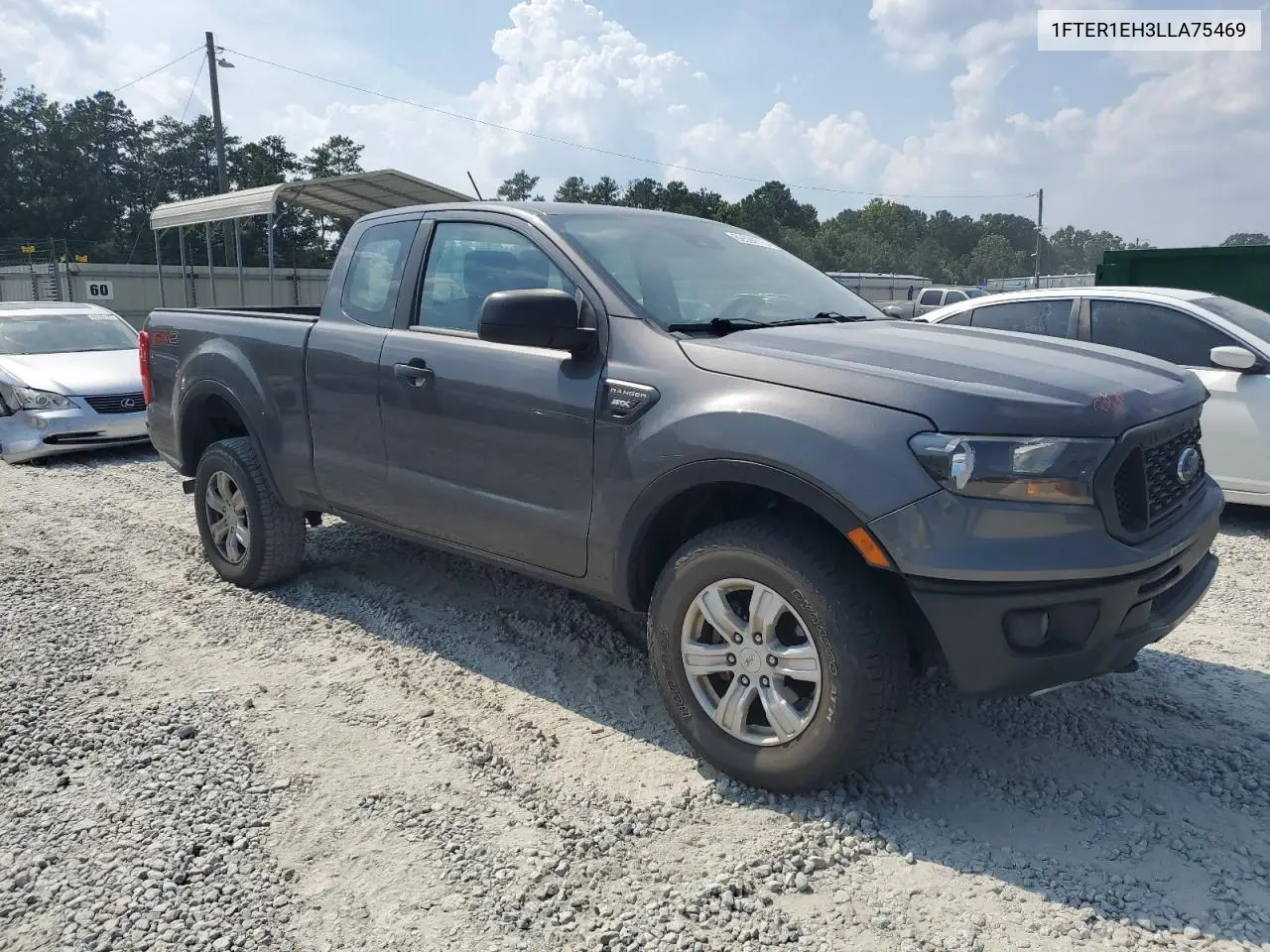 2020 Ford Ranger Xl VIN: 1FTER1EH3LLA75469 Lot: 62524715