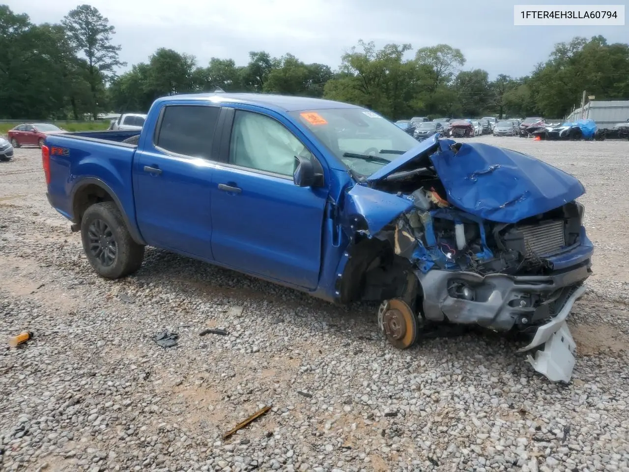 2020 Ford Ranger Xl VIN: 1FTER4EH3LLA60794 Lot: 63056425