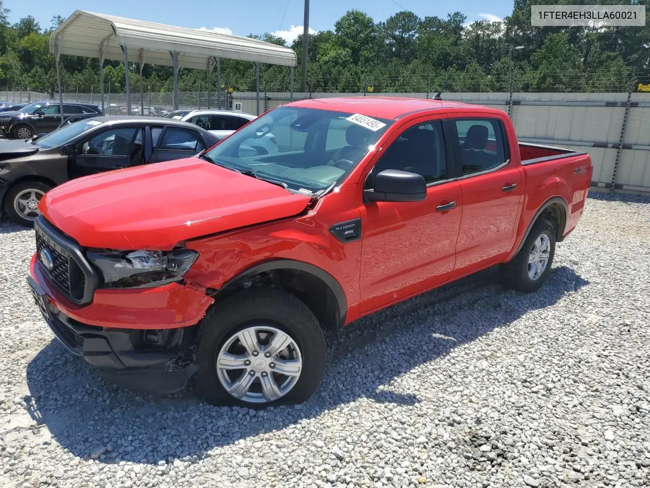 2020 Ford Ranger Xl VIN: 1FTER4EH3LLA60021 Lot: 64651495