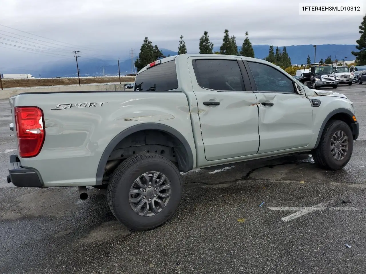 2021 Ford Ranger Xl VIN: 1FTER4EH3MLD10312 Lot: 48553625
