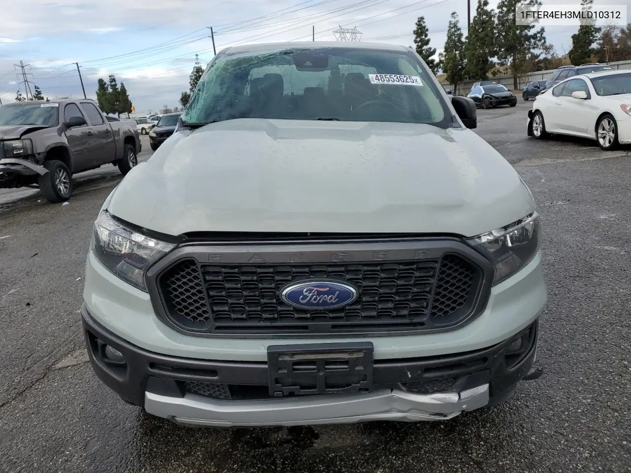 2021 Ford Ranger Xl VIN: 1FTER4EH3MLD10312 Lot: 48553625