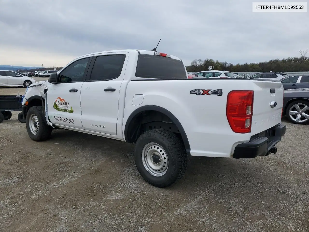 2021 Ford Ranger Xl VIN: 1FTER4FH8MLD92553 Lot: 49888335