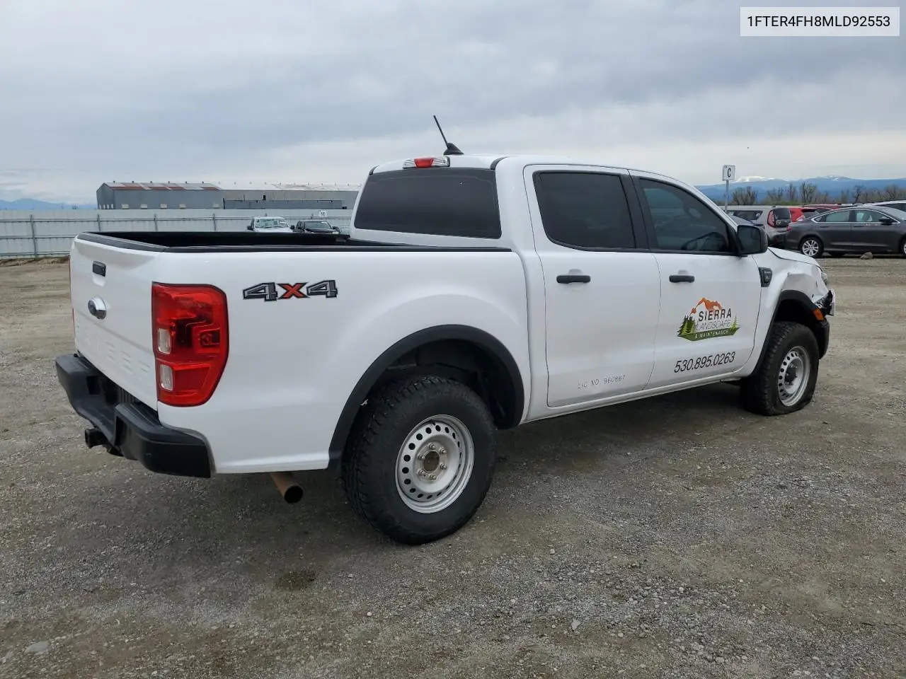 2021 Ford Ranger Xl VIN: 1FTER4FH8MLD92553 Lot: 49888335