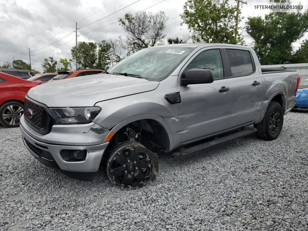 2021 Ford Ranger Xl VIN: 1FTER4EH1MLD83503 Lot: 51978965