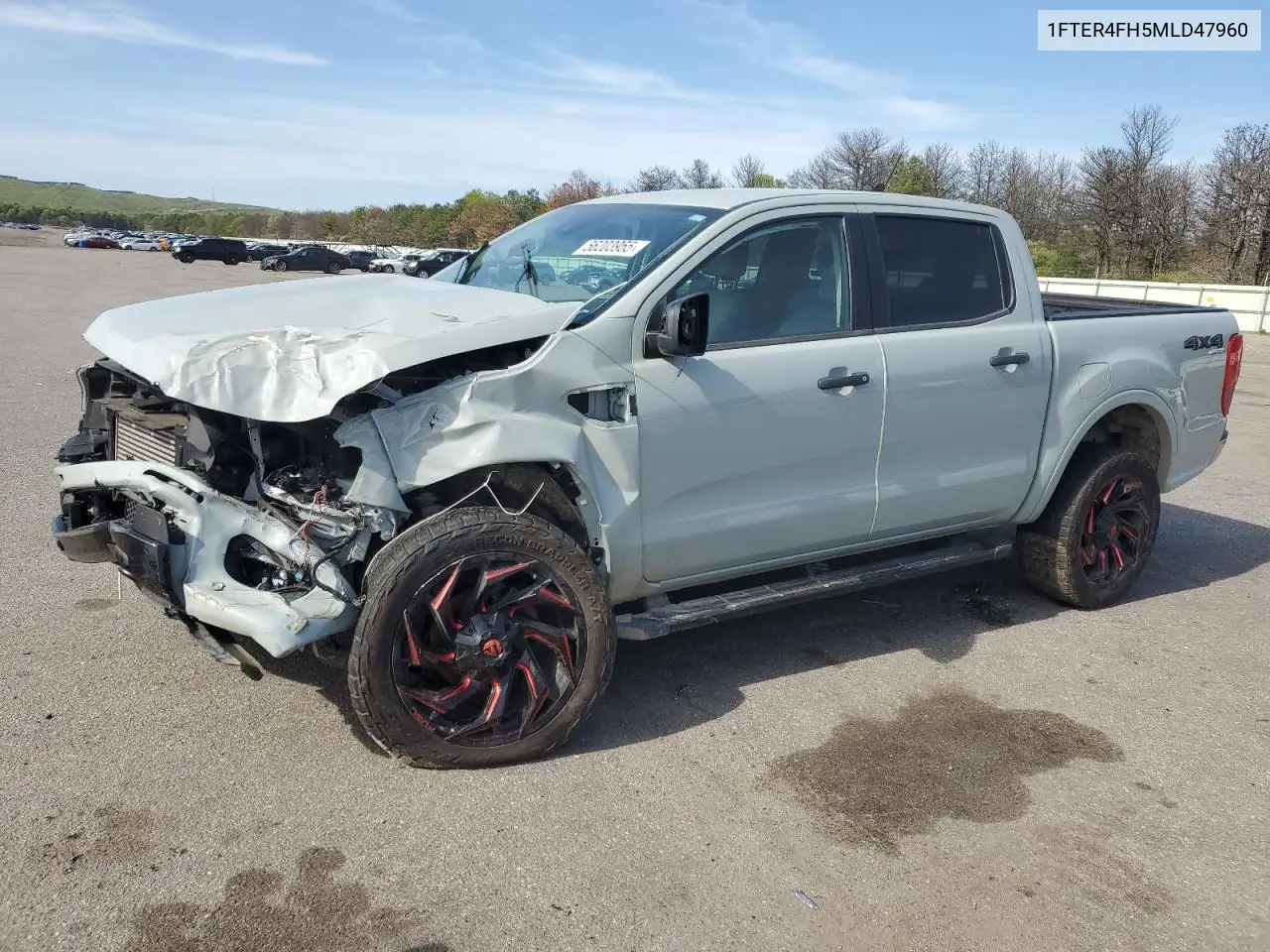 2021 Ford Ranger Xl VIN: 1FTER4FH5MLD47960 Lot: 56203955