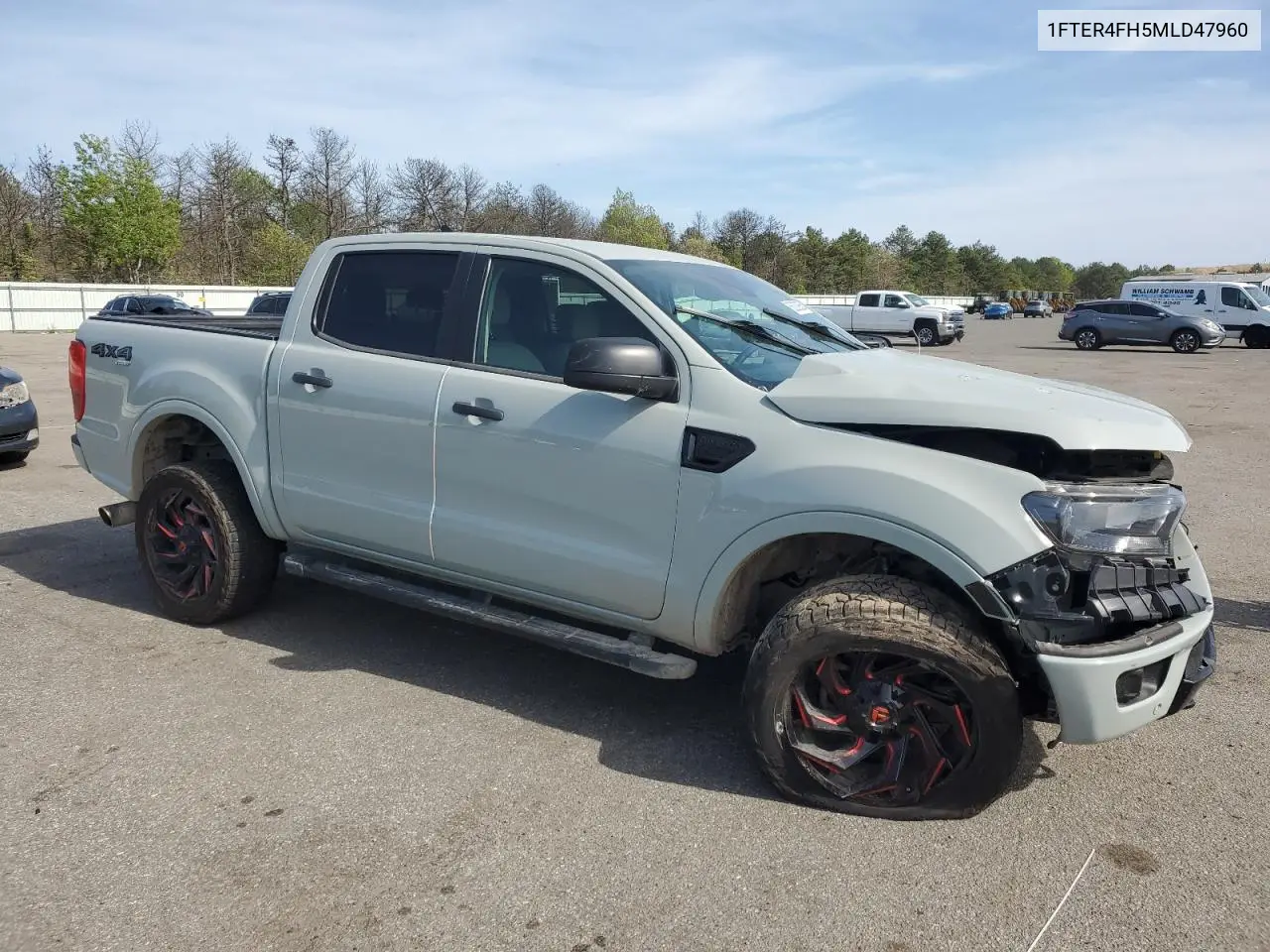 2021 Ford Ranger Xl VIN: 1FTER4FH5MLD47960 Lot: 56203955