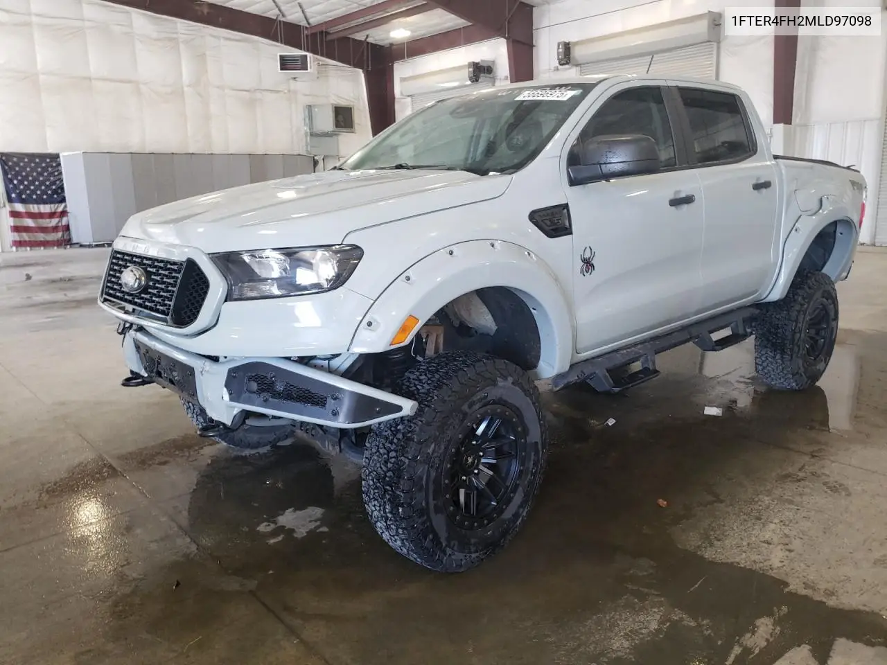 2021 Ford Ranger Xl VIN: 1FTER4FH2MLD97098 Lot: 56696975