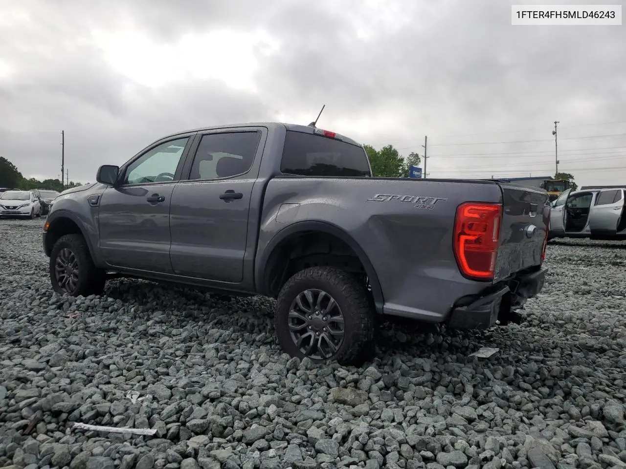 2021 Ford Ranger Xl VIN: 1FTER4FH5MLD46243 Lot: 57226825