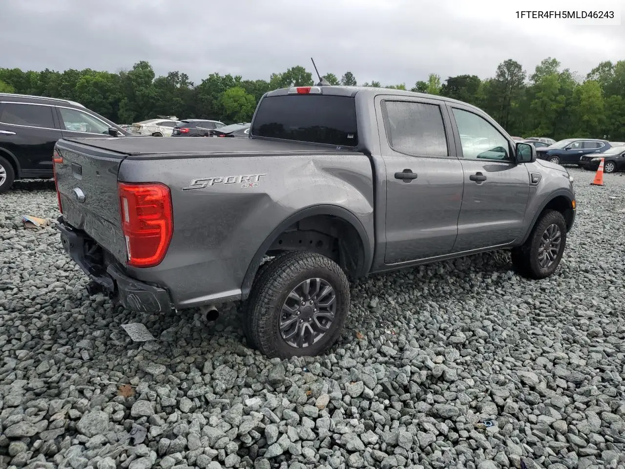 2021 Ford Ranger Xl VIN: 1FTER4FH5MLD46243 Lot: 57226825