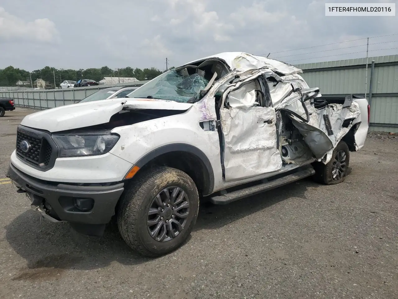 2021 Ford Ranger Xl VIN: 1FTER4FH0MLD20116 Lot: 59571715