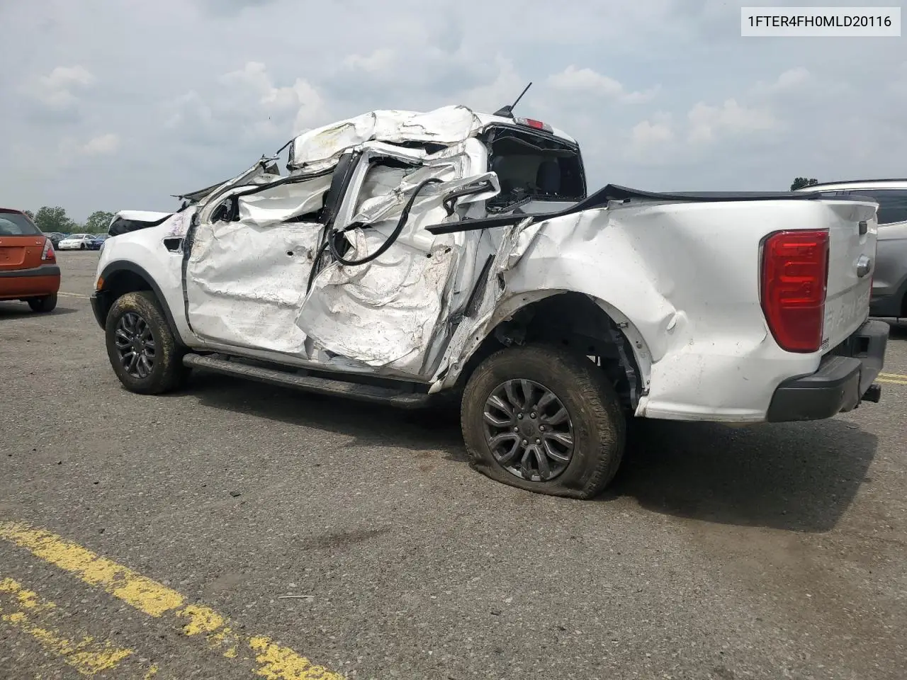 2021 Ford Ranger Xl VIN: 1FTER4FH0MLD20116 Lot: 59571715