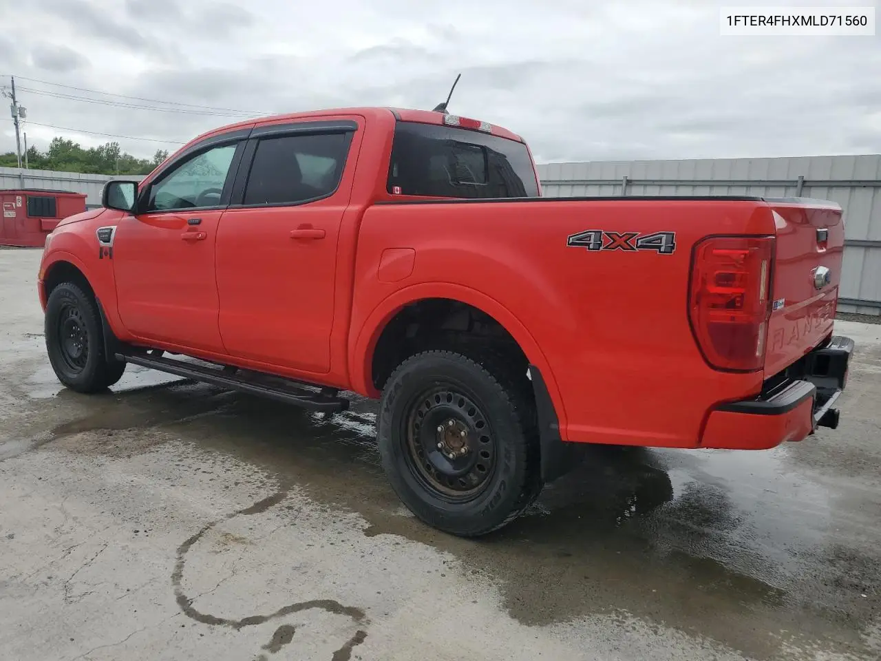 2021 Ford Ranger Xl VIN: 1FTER4FHXMLD71560 Lot: 61524625