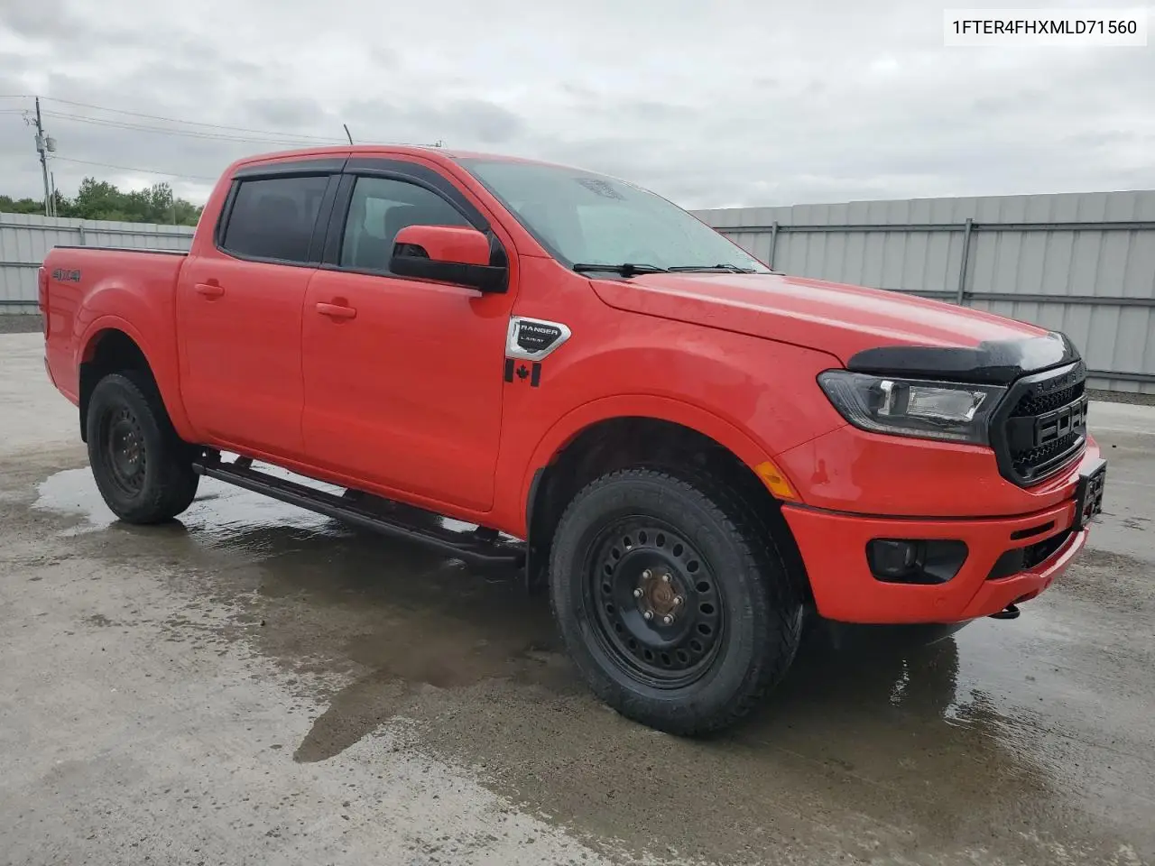 2021 Ford Ranger Xl VIN: 1FTER4FHXMLD71560 Lot: 61524625