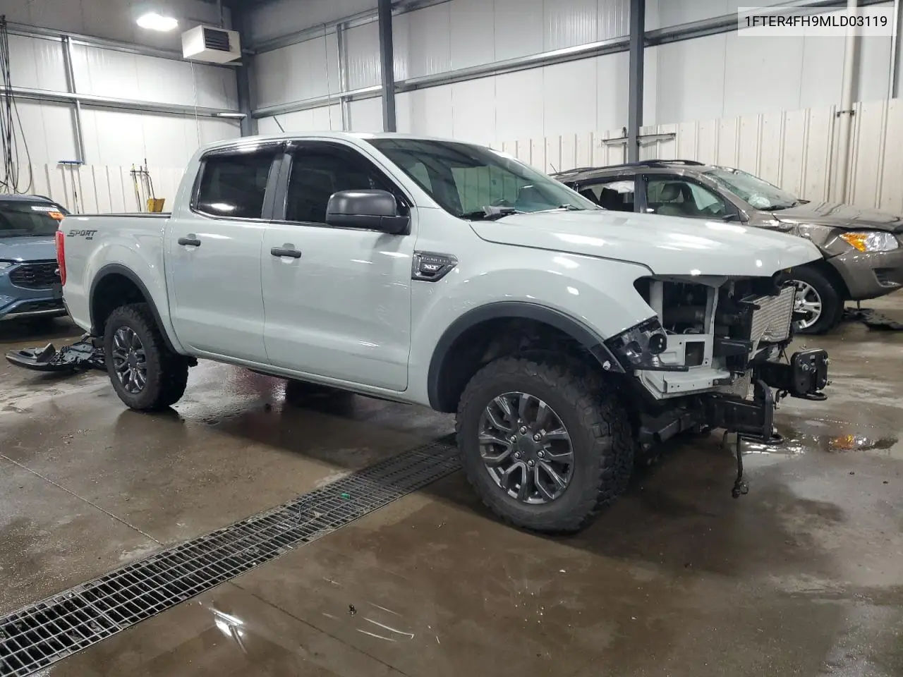 2021 Ford Ranger Xl VIN: 1FTER4FH9MLD03119 Lot: 62316265