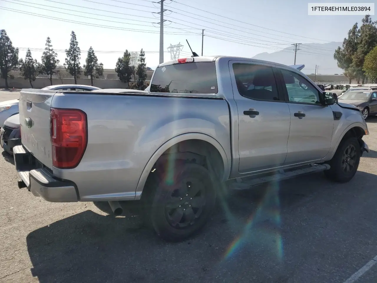 2021 Ford Ranger Xl VIN: 1FTER4EH1MLE03894 Lot: 62397075