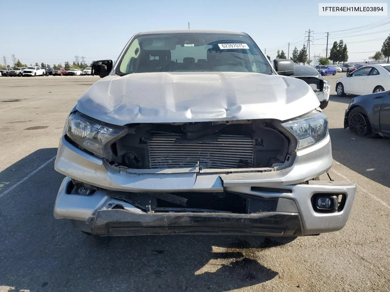 2021 Ford Ranger Xl VIN: 1FTER4EH1MLE03894 Lot: 62397075