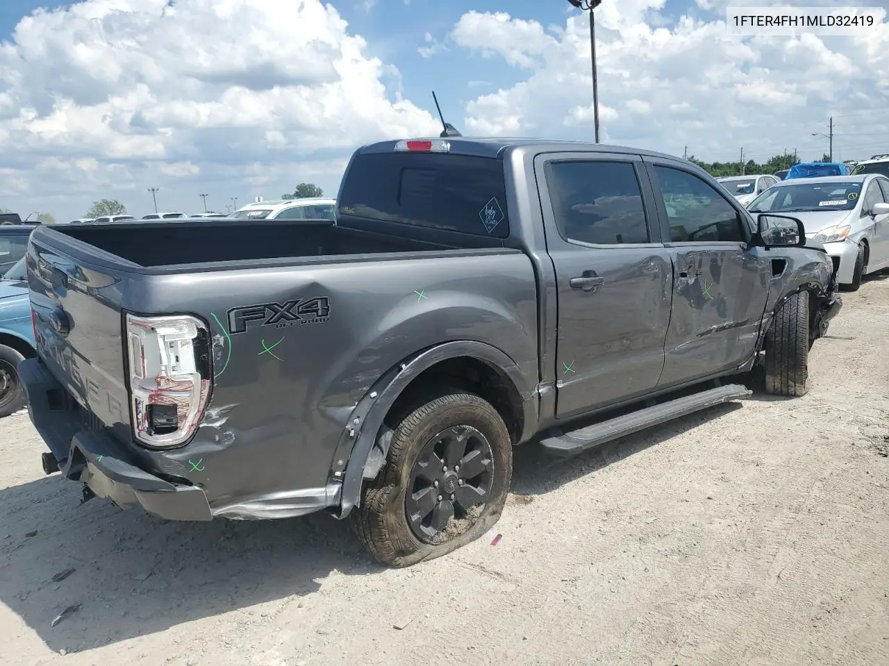2021 Ford Ranger Xl VIN: 1FTER4FH1MLD32419 Lot: 62492295