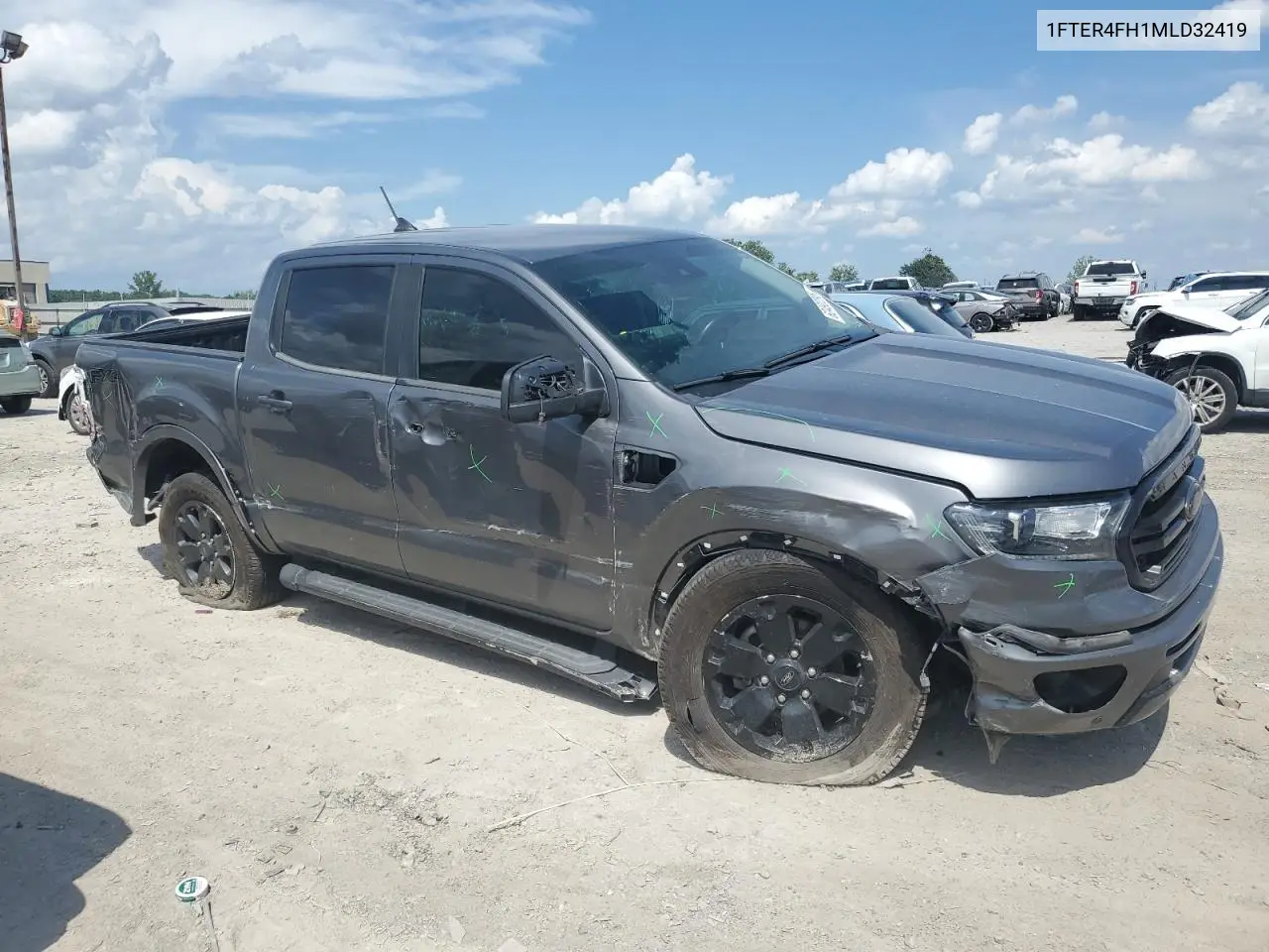 2021 Ford Ranger Xl VIN: 1FTER4FH1MLD32419 Lot: 62492295