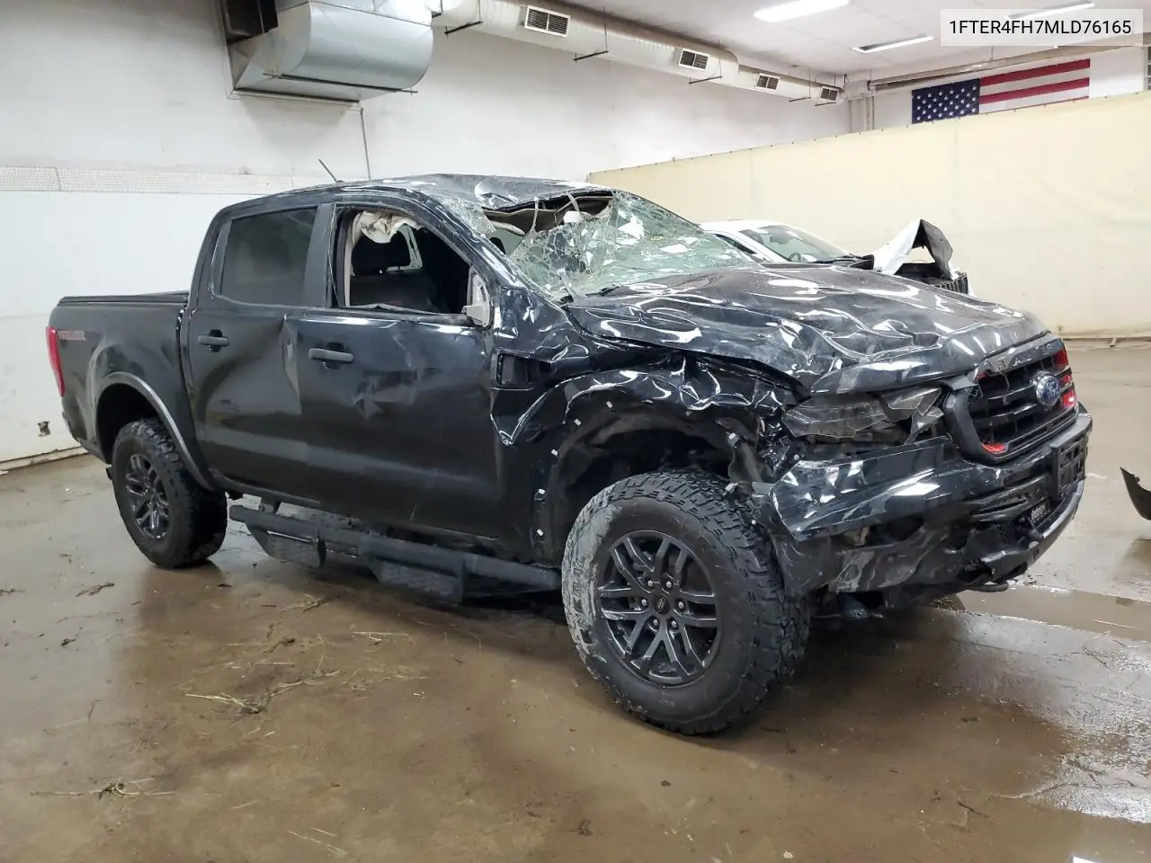 2021 Ford Ranger Xl VIN: 1FTER4FH7MLD76165 Lot: 62525755
