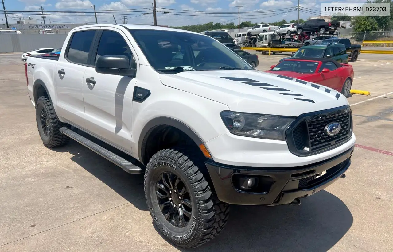 2021 Ford Ranger Xl VIN: 1FTER4FH8MLD23703 Lot: 62906265