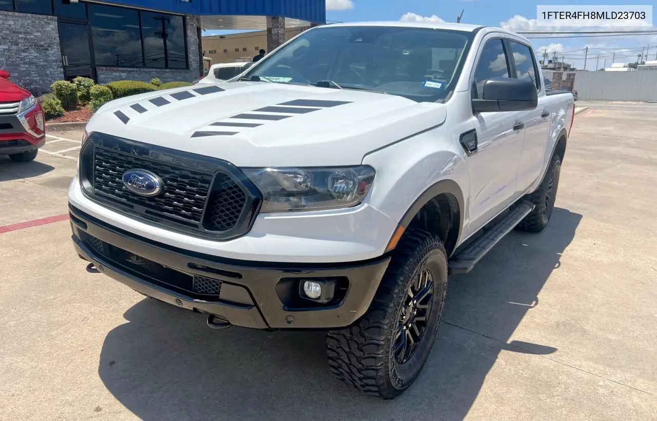 2021 Ford Ranger Xl VIN: 1FTER4FH8MLD23703 Lot: 62906265