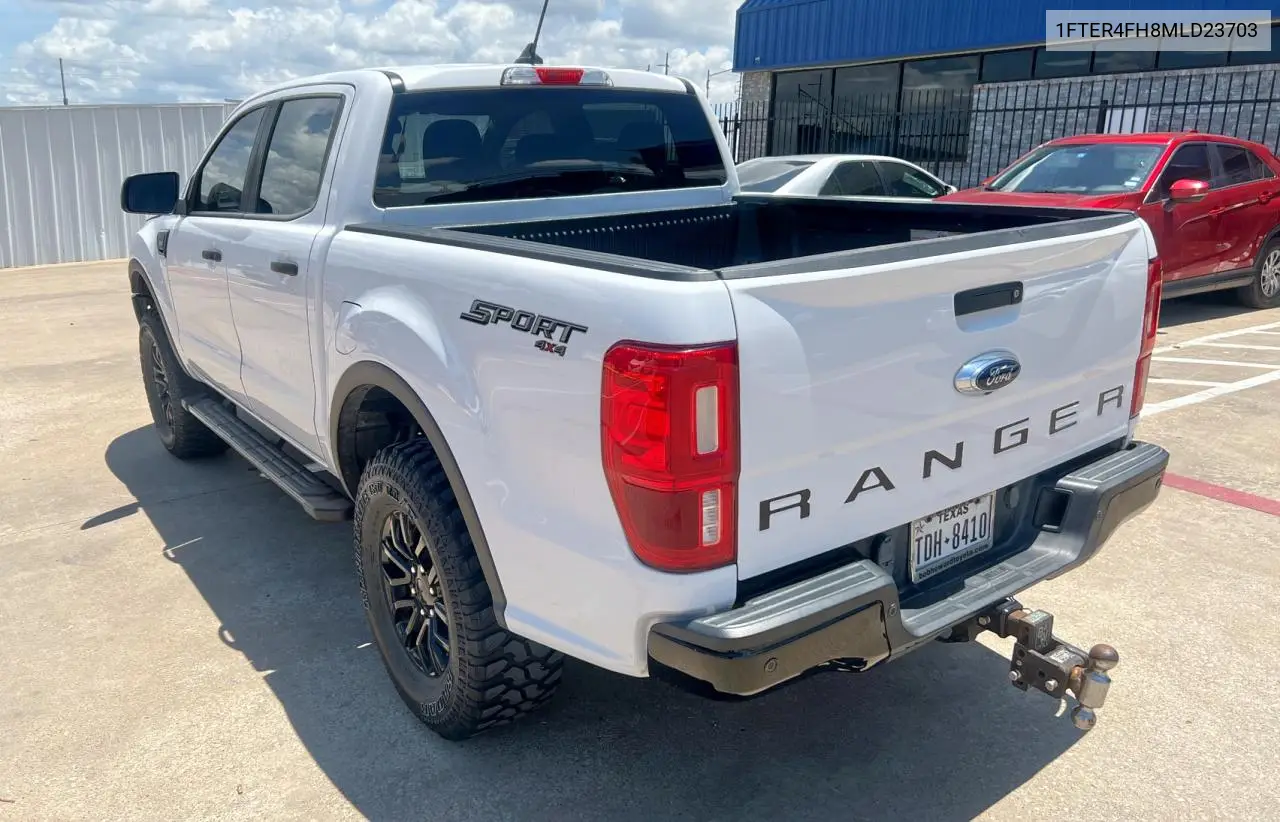 2021 Ford Ranger Xl VIN: 1FTER4FH8MLD23703 Lot: 62906265