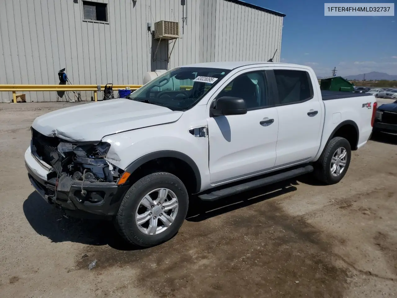 2021 Ford Ranger Xl VIN: 1FTER4FH4MLD32737 Lot: 63028095