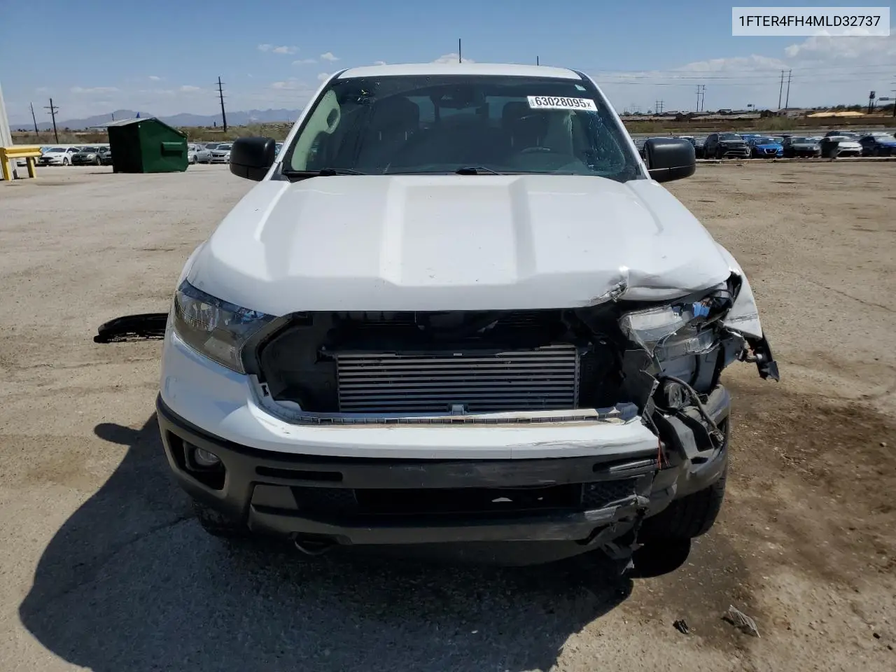 2021 Ford Ranger Xl VIN: 1FTER4FH4MLD32737 Lot: 63028095