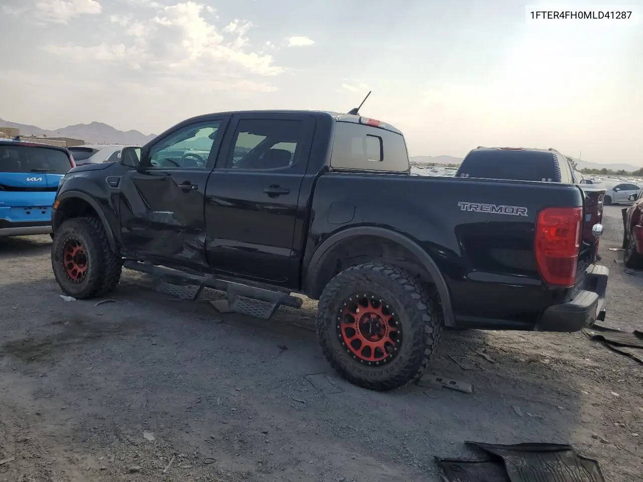 2021 Ford Ranger Xl VIN: 1FTER4FH0MLD41287 Lot: 64328065