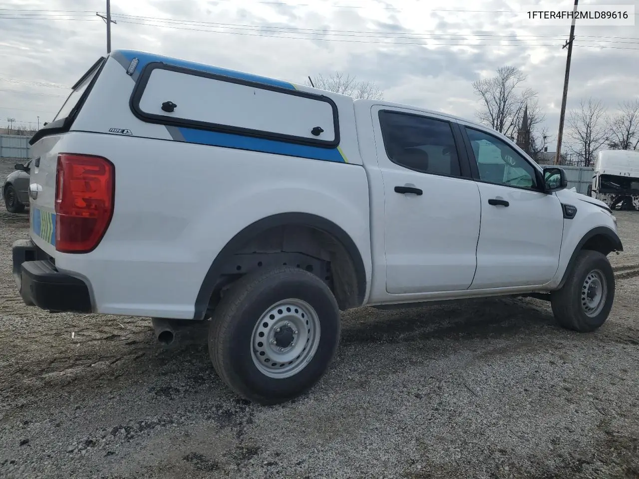 2021 Ford Ranger Xl VIN: 1FTER4FH2MLD89616 Lot: 81919374