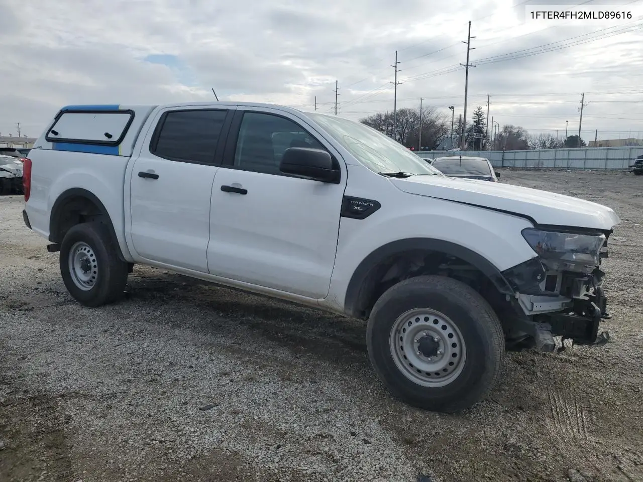 2021 Ford Ranger Xl VIN: 1FTER4FH2MLD89616 Lot: 81919374
