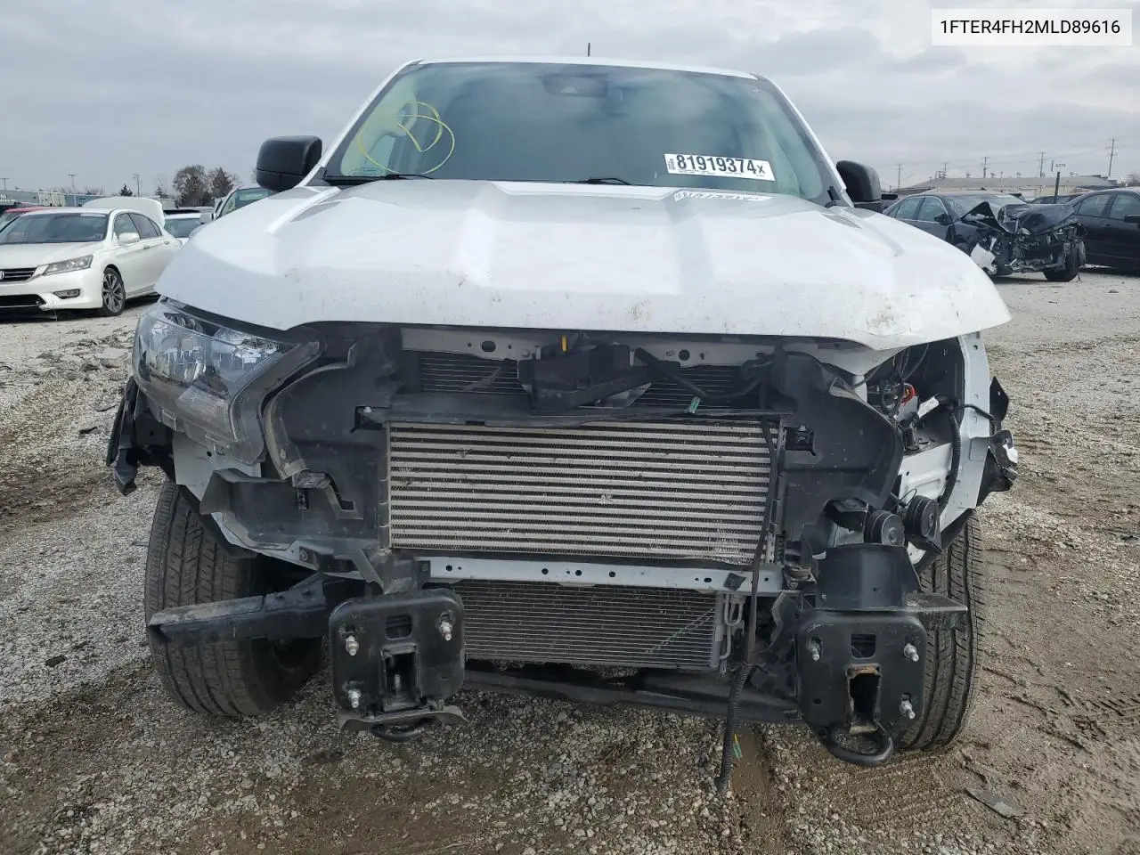 2021 Ford Ranger Xl VIN: 1FTER4FH2MLD89616 Lot: 81919374